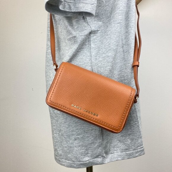 Marc Jacobs H107L01FA21 Groove Pebbled Leather Mini Shoulder Bag, Smoked Almond - Picture 9 of 9